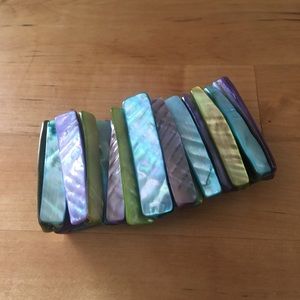 Sea glass inspired bracelet